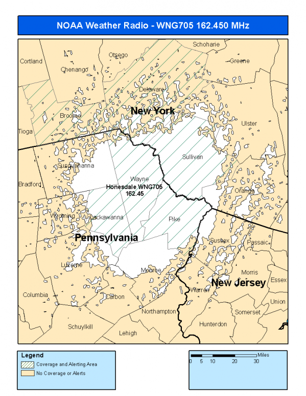 WNG705 Coverage Map