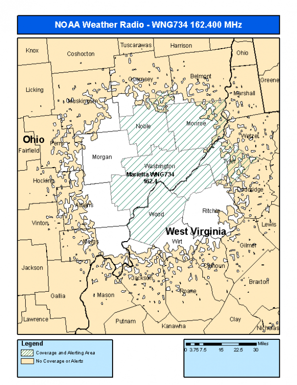 WNG734 Coverage Map