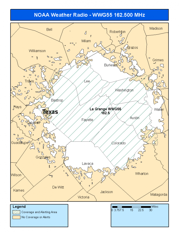 WWG55 Coverage Map