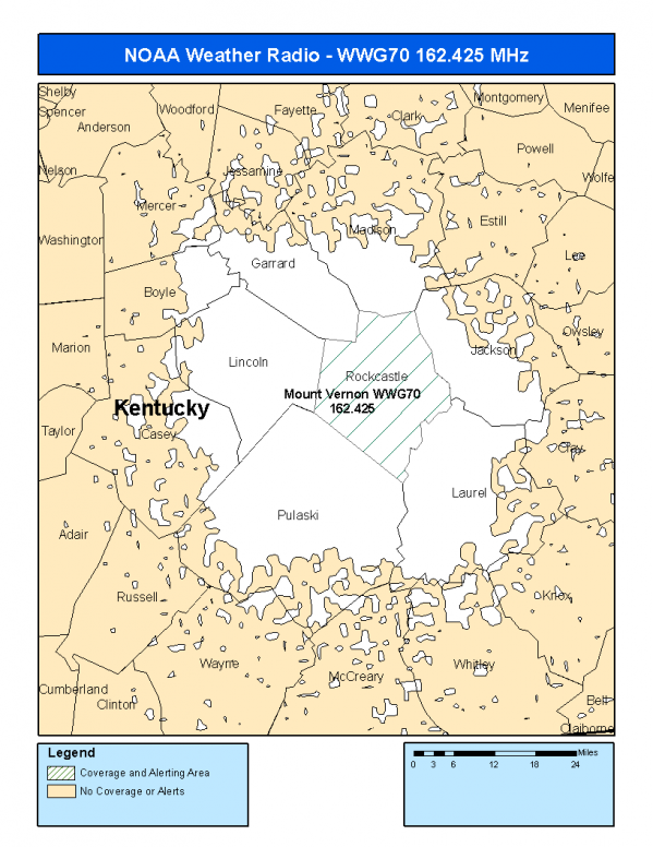 WWG70 Coverage Map