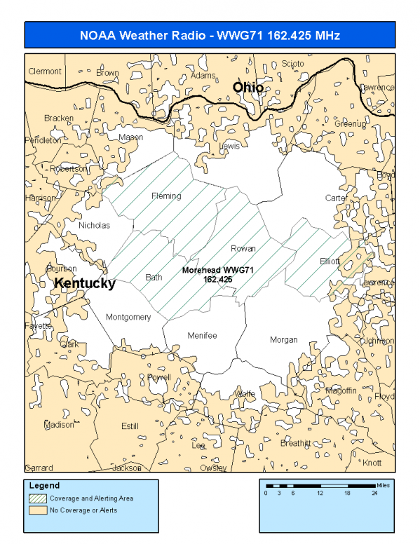 WWG71 Coverage Map