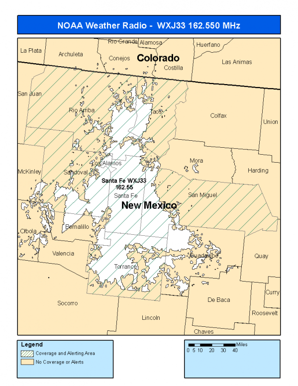 WXJ33 Coverage Map