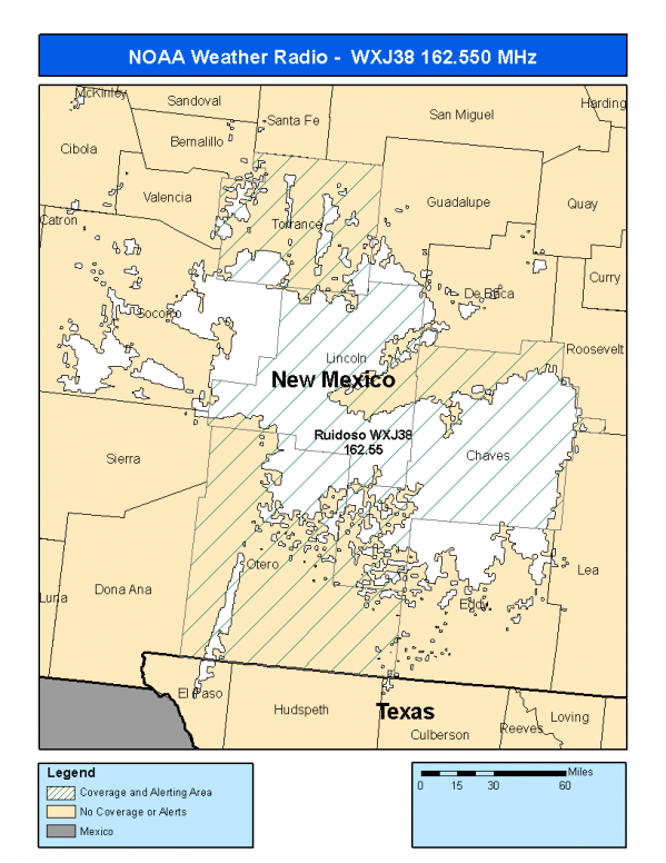 WXJ38 Coverage Map