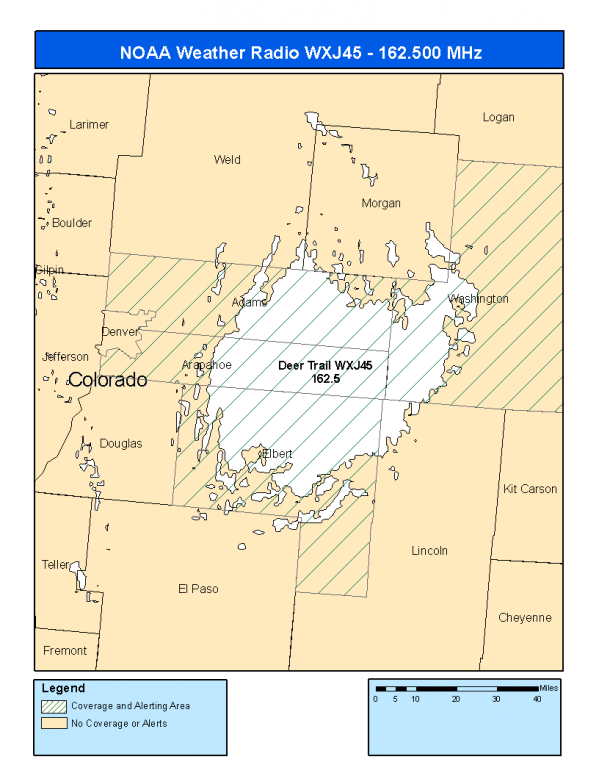 WXJ45 Coverage Map