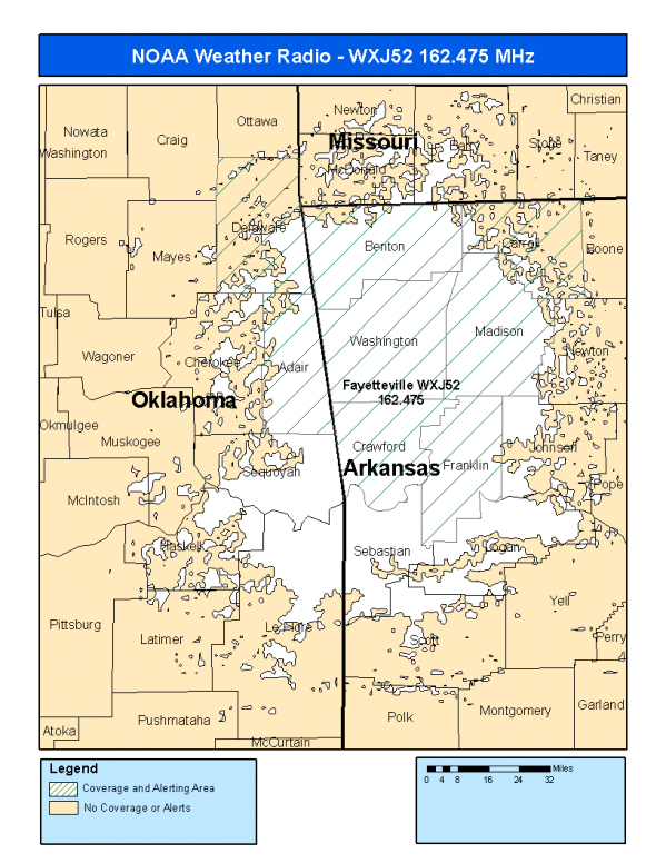 WXJ52 Coverage Map