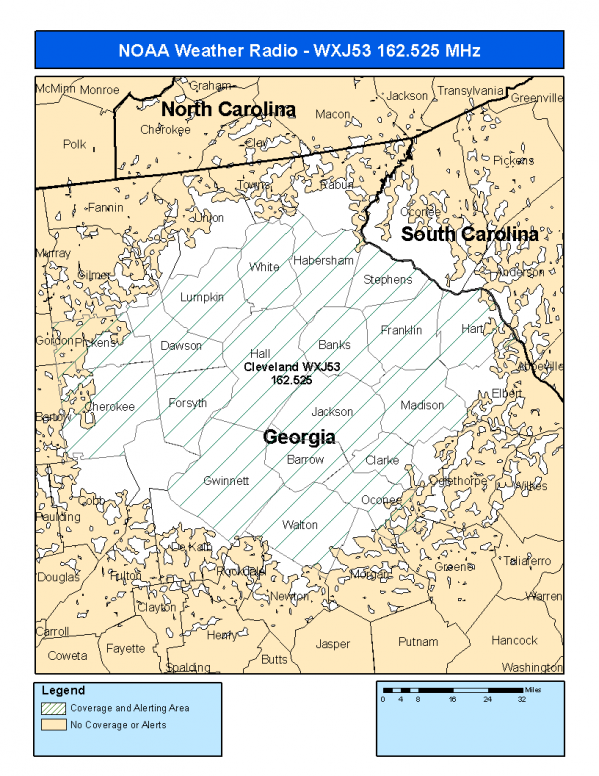 WXJ53 Coverage Map