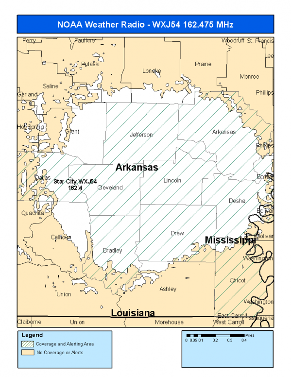 WXJ54 Coverage Map