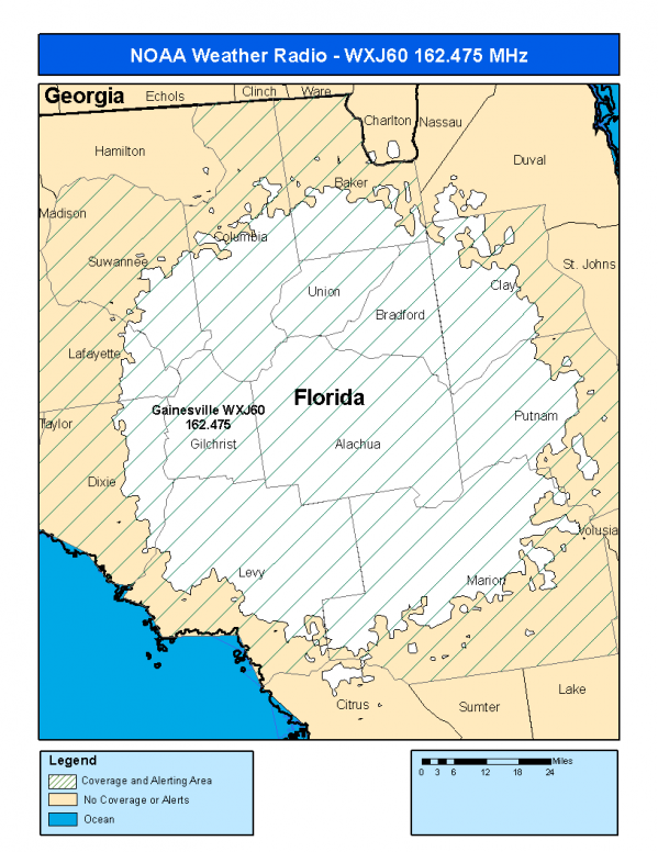 WXJ60 Coverage Map