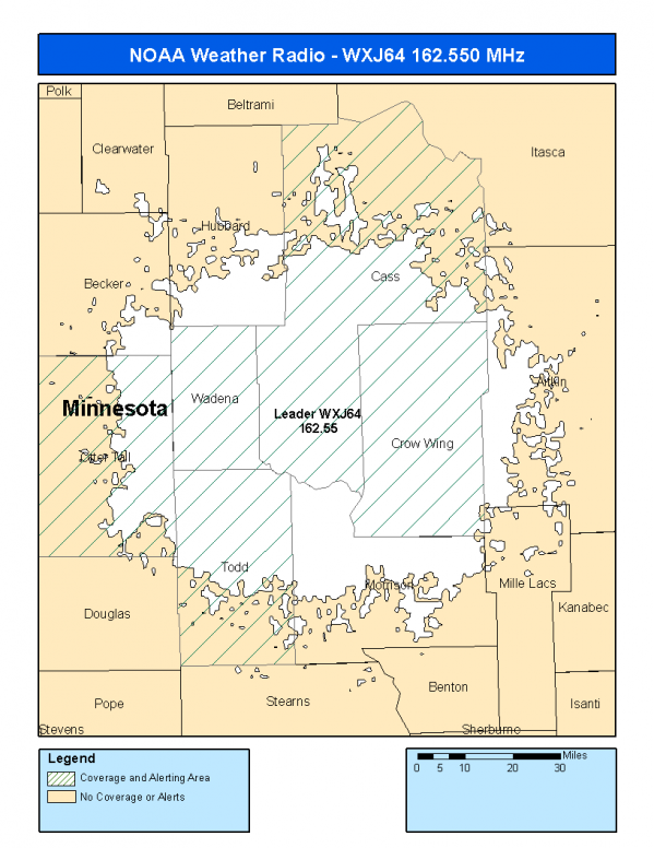 WXJ64 Coverage Map