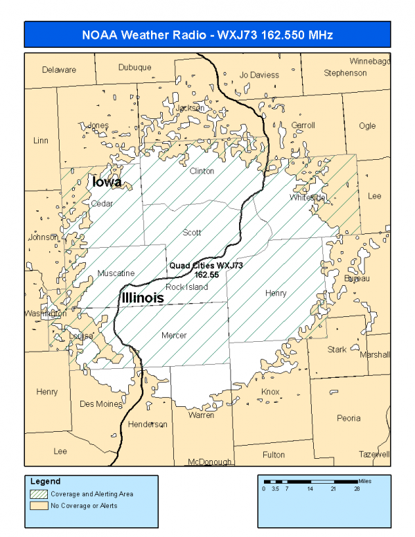 WXJ73 Coverage Map
