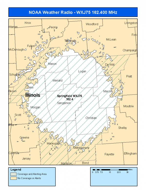 WXJ75 Coverage Map