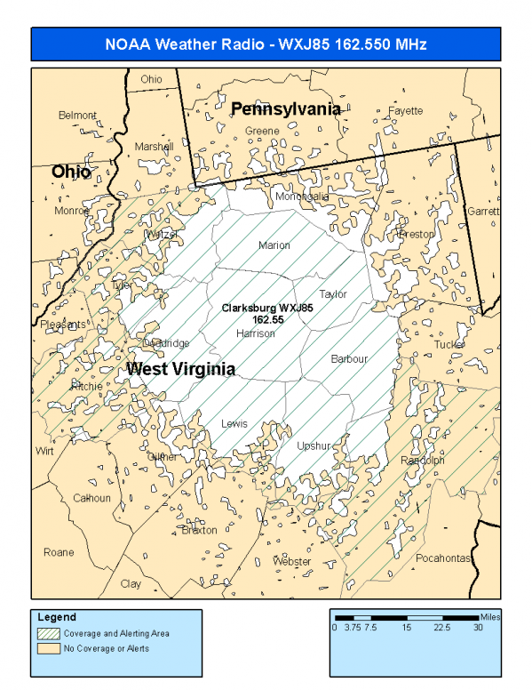 WXJ85 Coverage Map