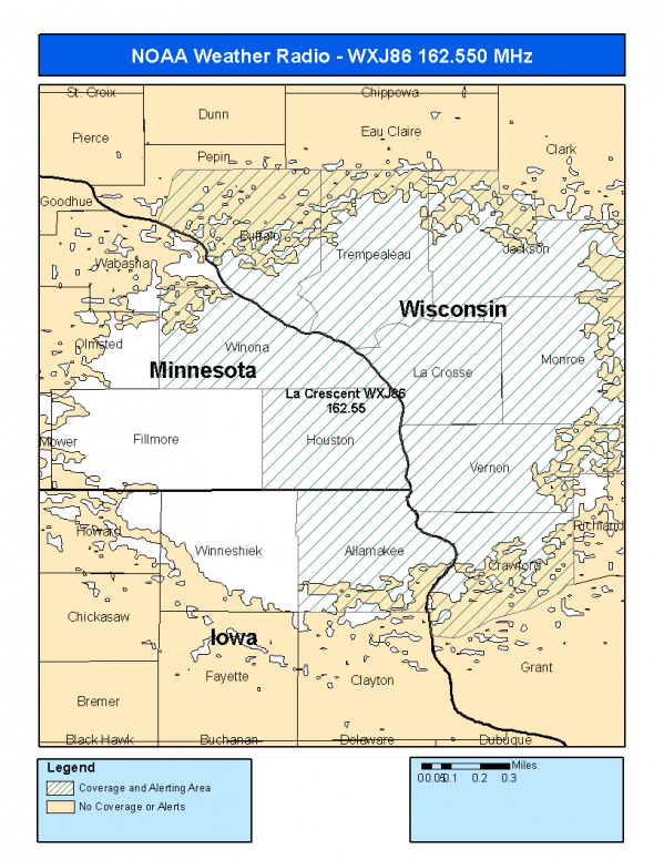 WXJ86 Coverage Map