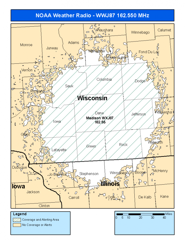 WXJ87 Coverage Map
