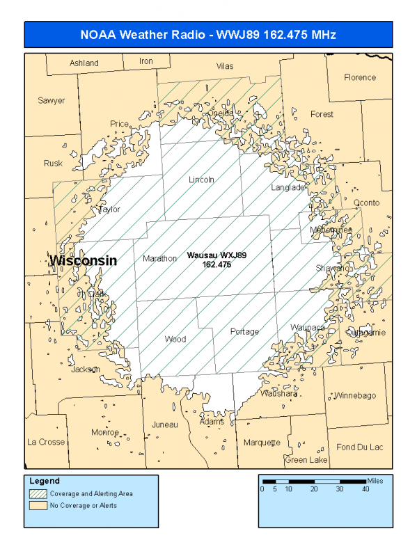 WXJ89 Coverage Map