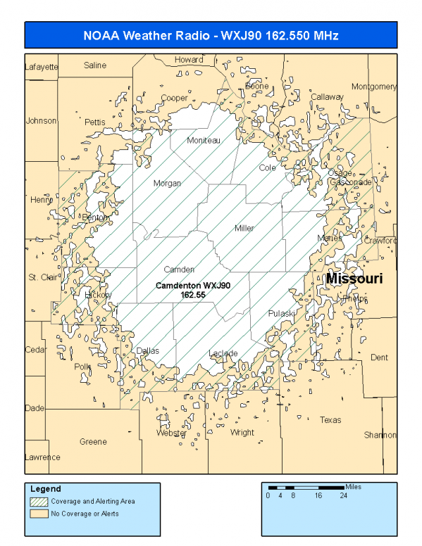WXJ90 Coverage Map