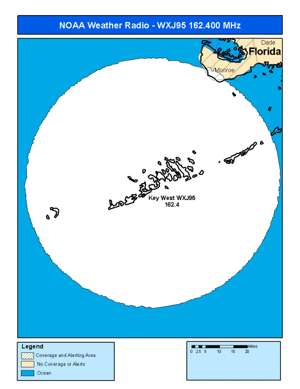 WXJ95 Coverage Map