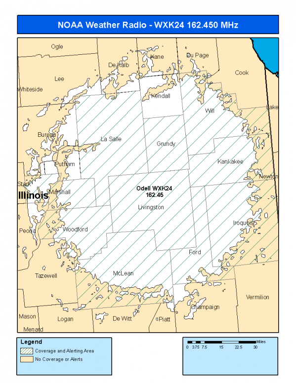 WXK24 Coverage Map