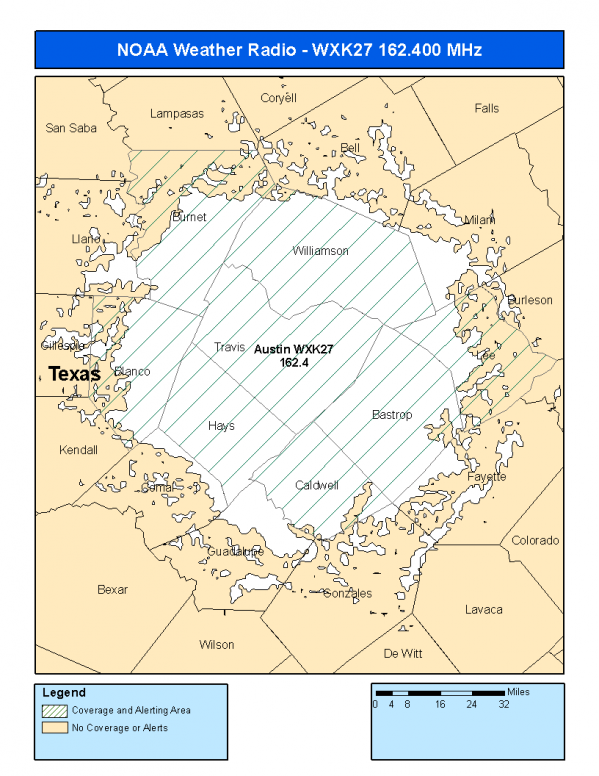 WXK27 Coverage Map
