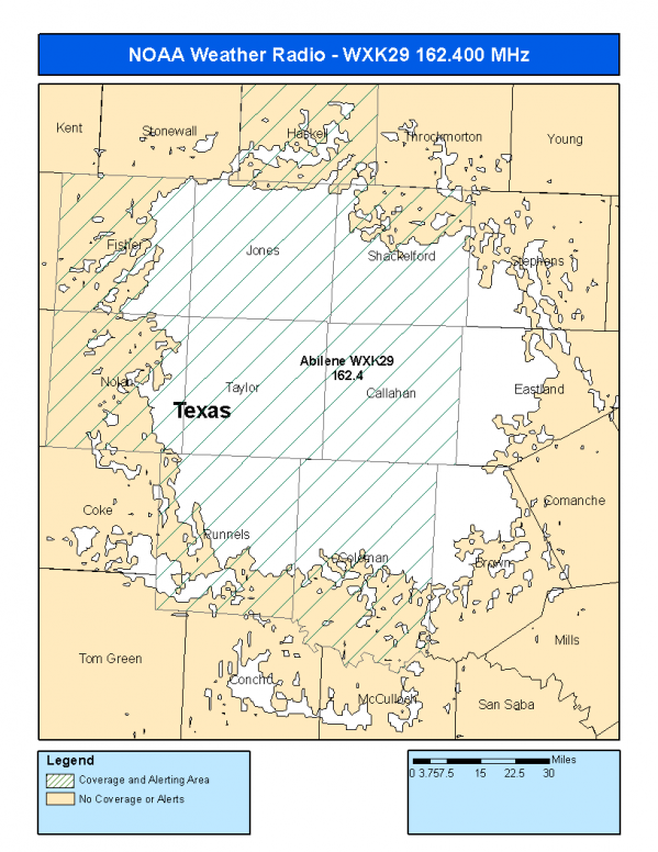 WXK29 Coverage Map