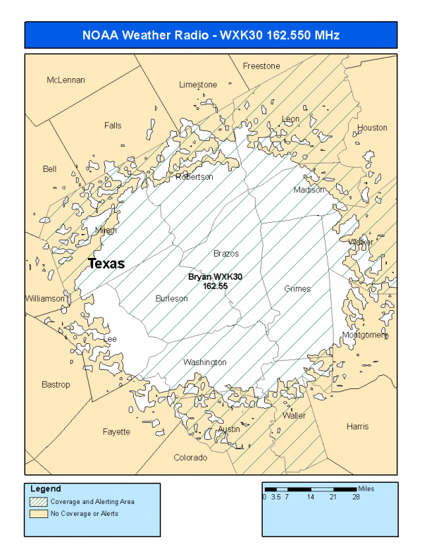 WXK30 Coverage Map