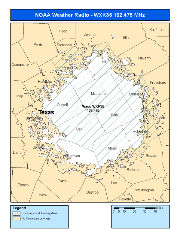 WXK35 Coverage Map