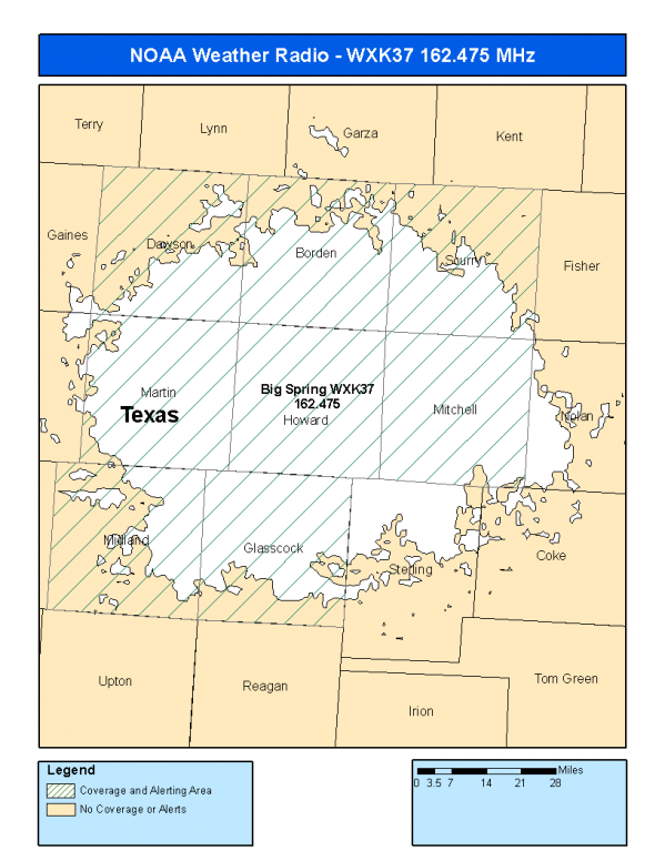WXK37 Coverage Map