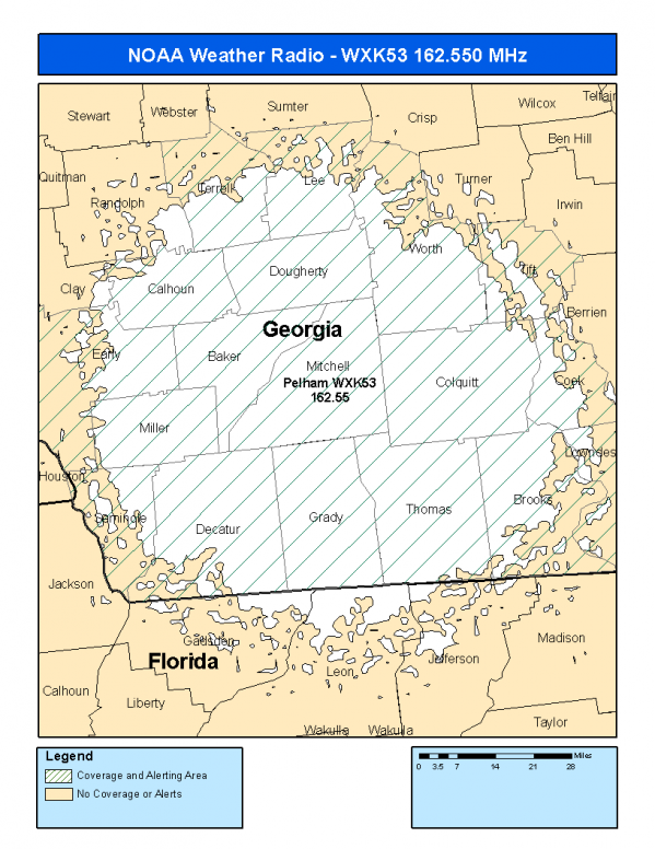 WXK53 Coverage Map