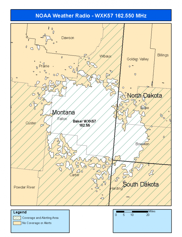 WXK57 Coverage Map