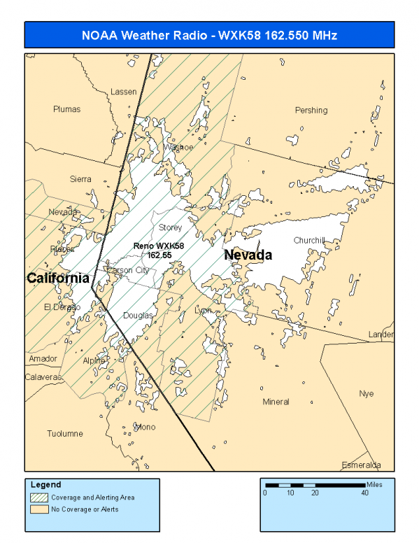 WXK58 Coverage Map