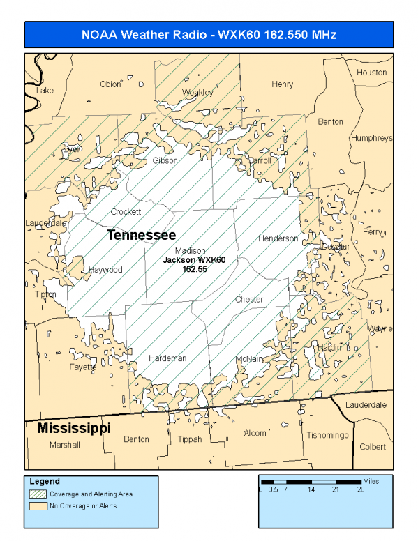WXK60 Coverage Map