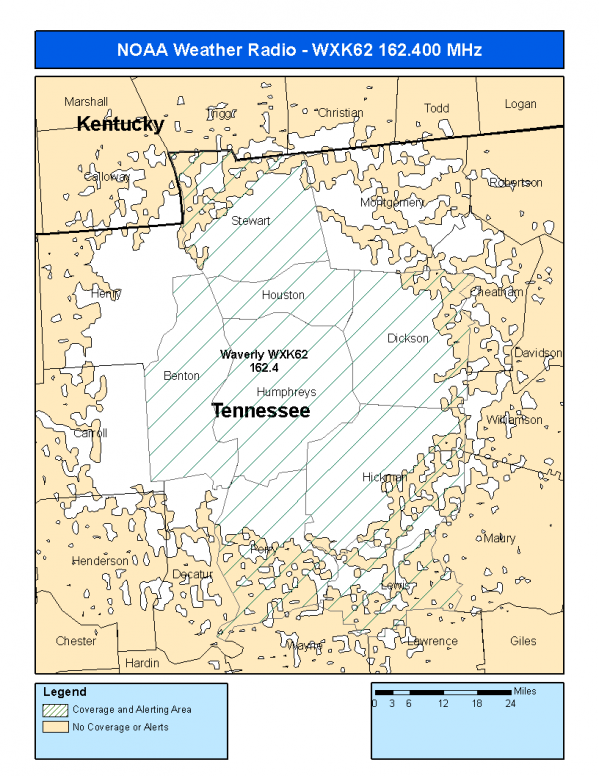 WXK62 Coverage Map