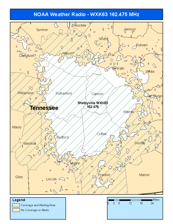 WXK63 Coverage Map