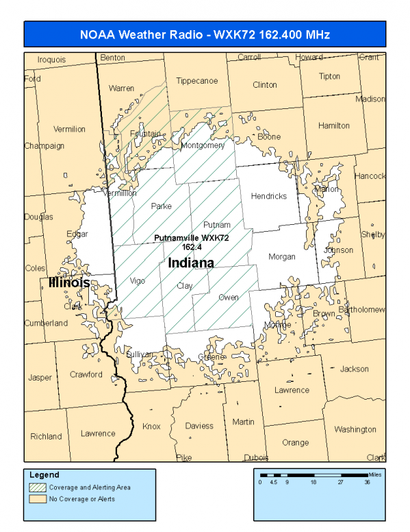 WXK72 Coverage Map