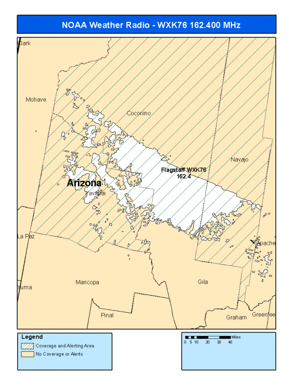 WXK76 Coverage Map