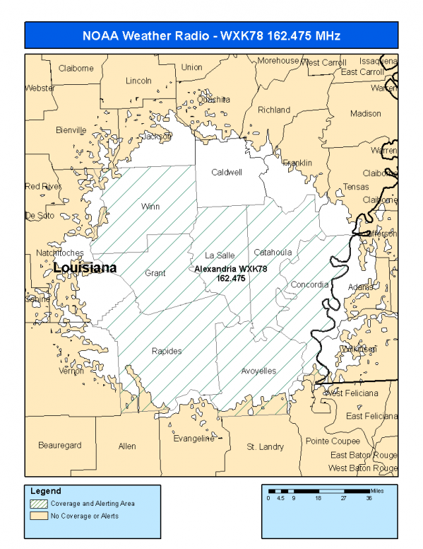 WXK78 Coverage Map