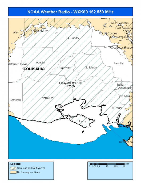 WXK80 Coverage Map