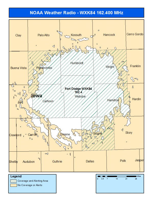 WXK84 Coverage Map