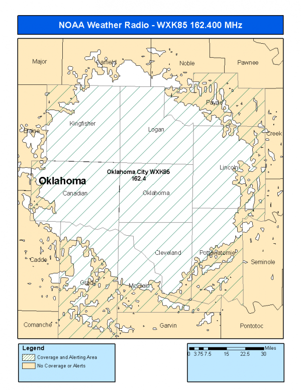 WXK85 Coverage Map