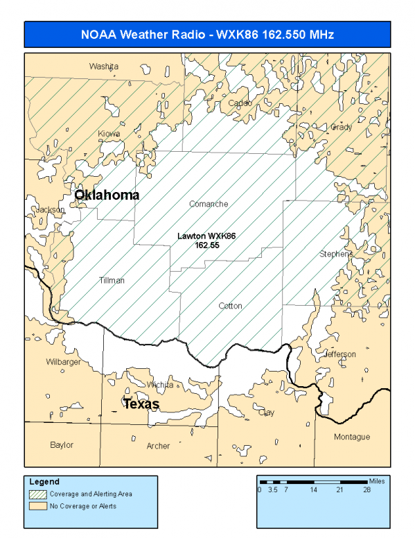 WXK86 Coverage Map