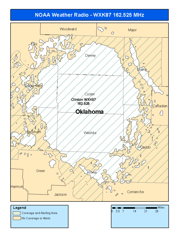 WXK87 Coverage Map