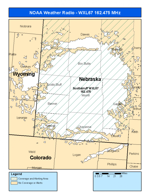 WXL67 Coverage Map