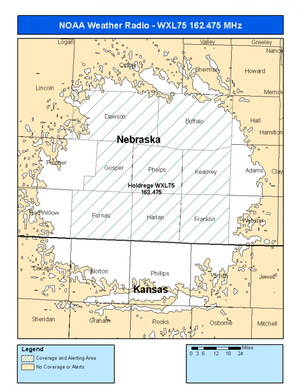 WXL75 Coverage Map