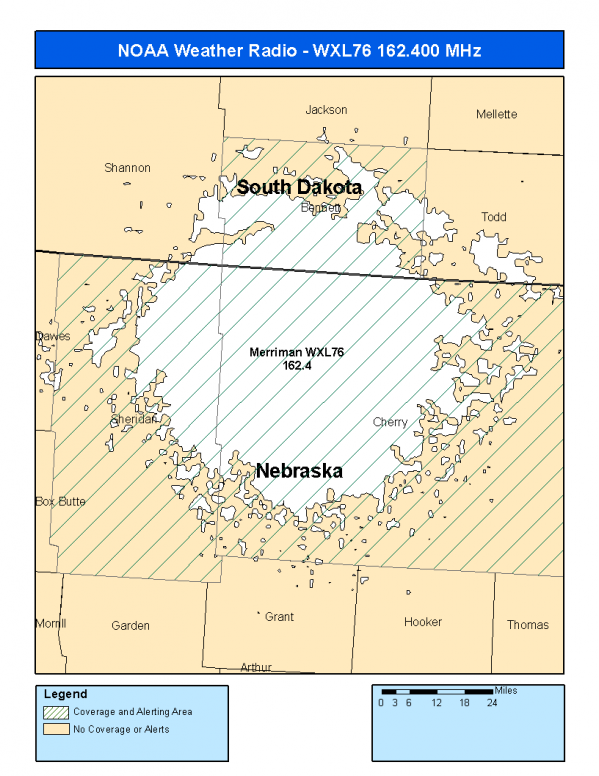 WXL76 Coverage Map