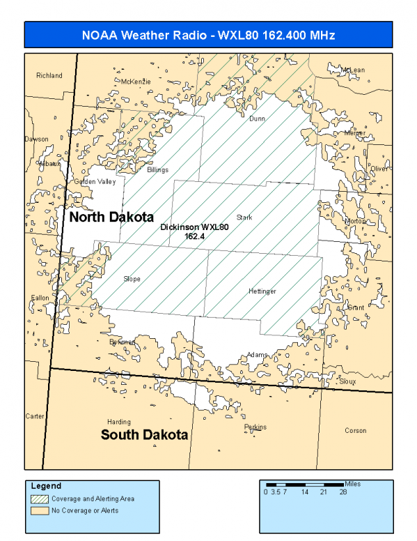 WXL80 Coverage Map