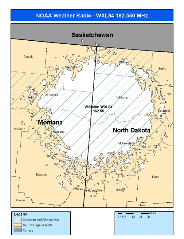 WXL84 Coverage Map