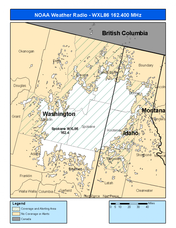 WXL86 Coverage Map