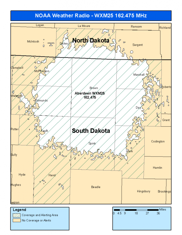 WXM25 Coverage Map
