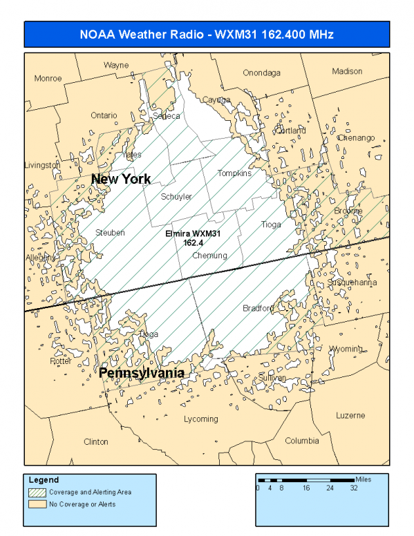 WXM31 Coverage Map