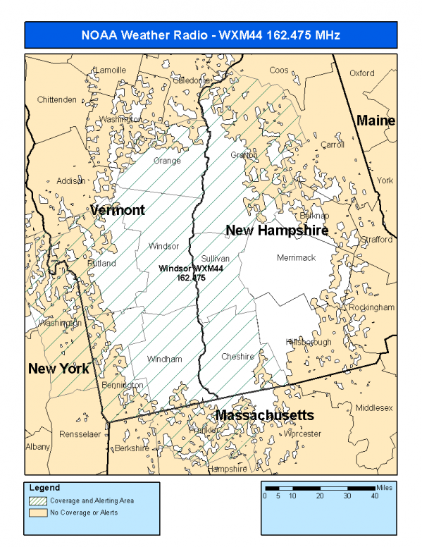 WXM44 Coverage Map